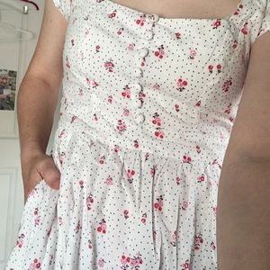 Ditsy floral midi dress 🌷